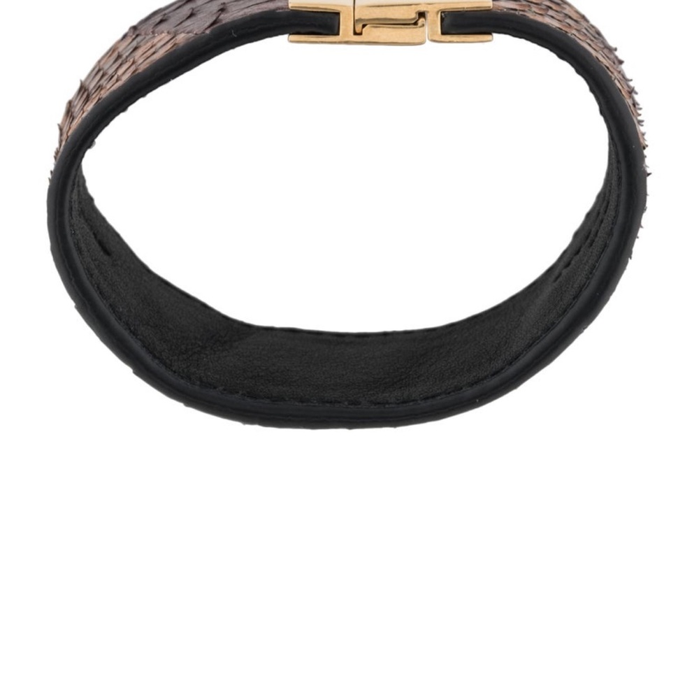 Saint Laurent Patchwork Python Cuff - image 3